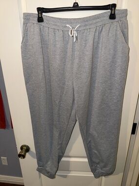 SHEIN Light Gray Men's Drawstring Jogger Sweatpants